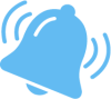 Icon of a bell ringing
